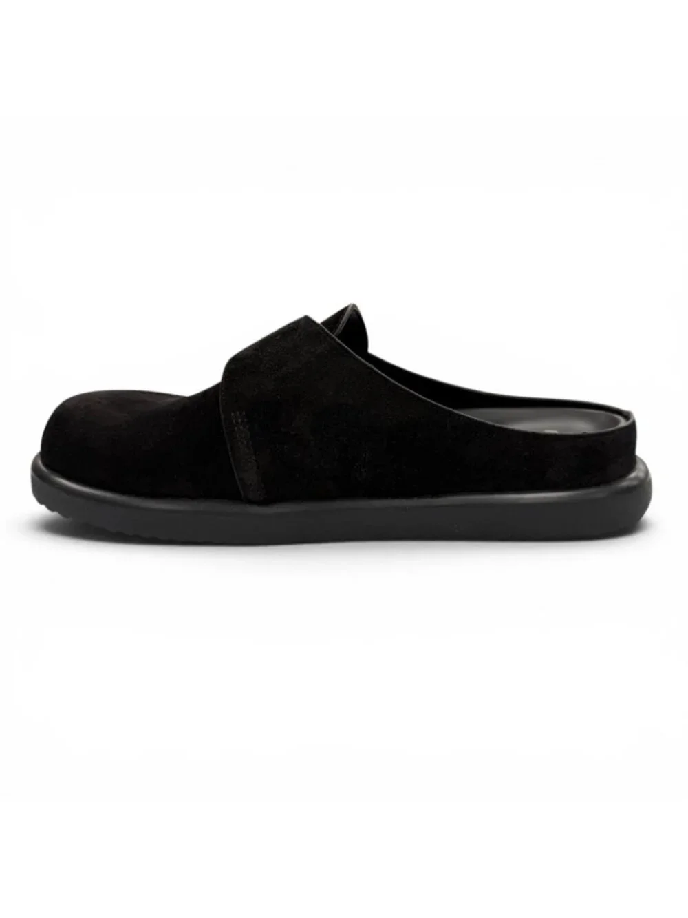 Louis Vuitton Suede Leather Noir LV Easy Sandals 7